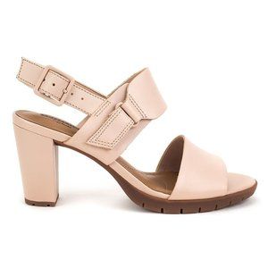 Collection by Clarks Kurtley Sandals Woman's Size 9 Light Pink Heeled Open Toe
